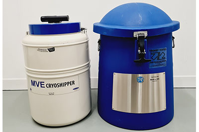 MVE CryoShipper 8.5升容器，帶ShipsLog 3溫度，帶數(shù)據(jù)記錄器